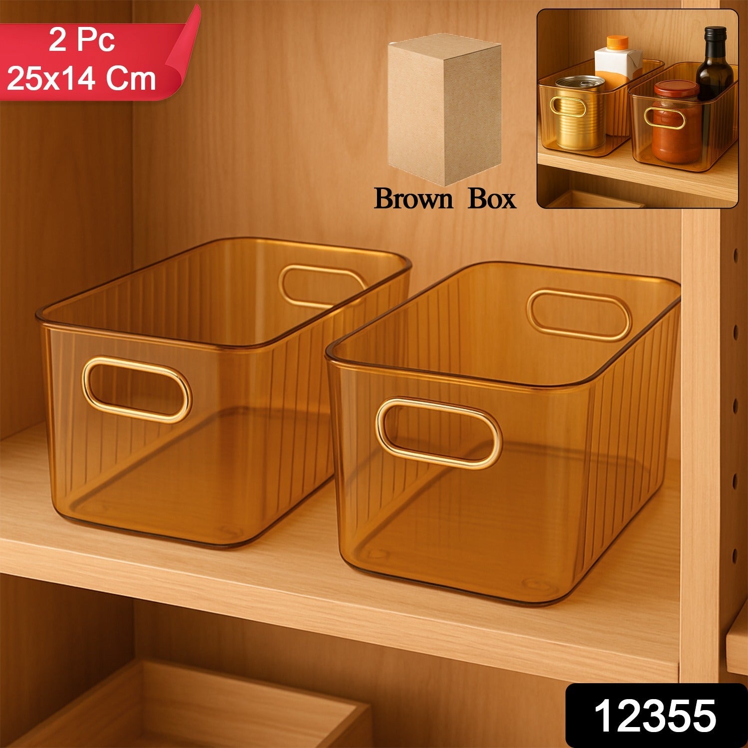 Transparent Organizer Basket Transparent Organizer Basket